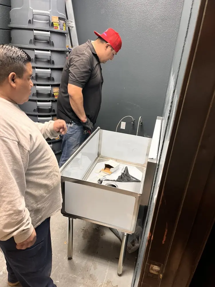 Commercial plumbing and sink installation in Browns Corner